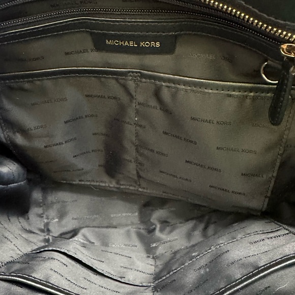 Michael Kors Pebbled Leather Black Tote Bag - Picture 10 of 10